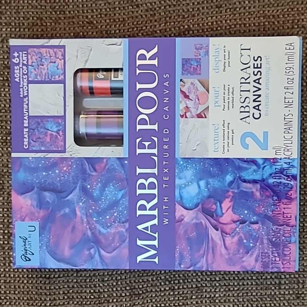 Marblepour painting kit, new in box